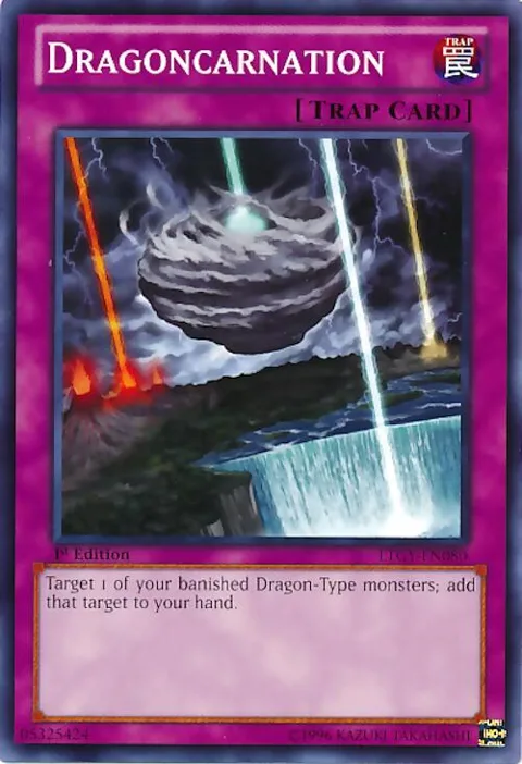 Dragoncarnation LTGY-EN080 1st Edition Yu-Gi-Oh card from Lord of the Tachyon Galaxy