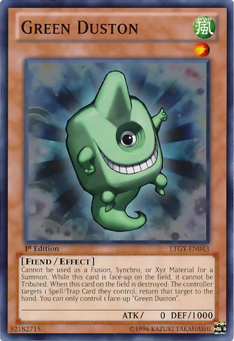 Green Duston LTGY-EN043 1st Edition Yu-Gi-Oh card from Lord of the Tachyon Galaxy