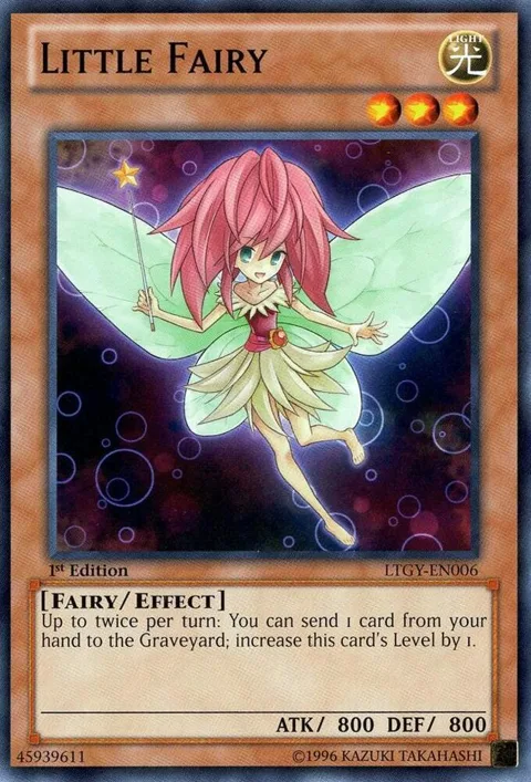 Little Fairy LTGY-EN006 Unlimited Yu-Gi-Oh card from Lord of the Tachyon Galaxy