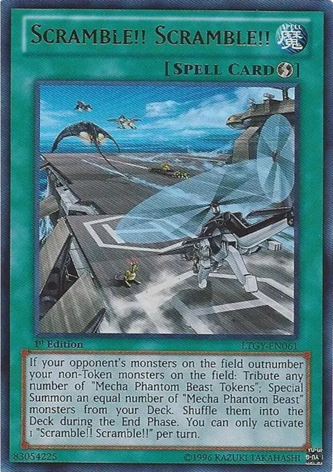 Scramble!! Scramble!! LTGY-EN061 Unlimited Yu-Gi-Oh card from Lord of the Tachyon Galaxy