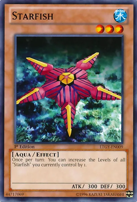 Starfish LTGY-EN009 Yu-Gi-Oh card from Lord of the Tachyon Galaxy