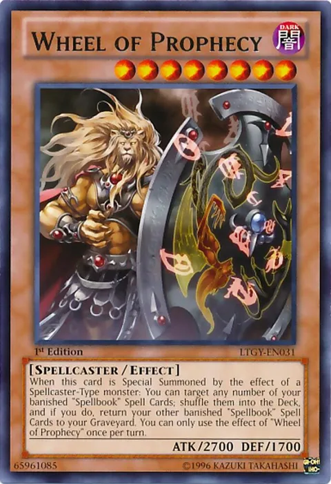 Wheel of Prophecy LTGY-EN031 Unlimited Yu-Gi-Oh card from Lord of the Tachyon Galaxy