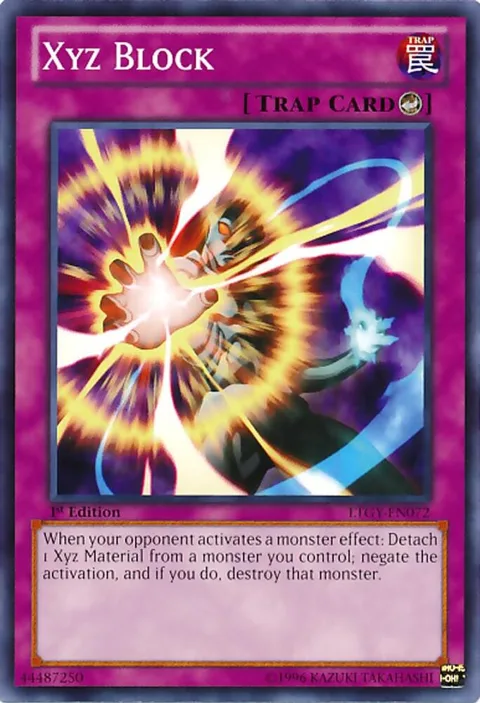 Xyz Block LTGY-EN072 1st Edition Yu-Gi-Oh card from Lord of the Tachyon Galaxy