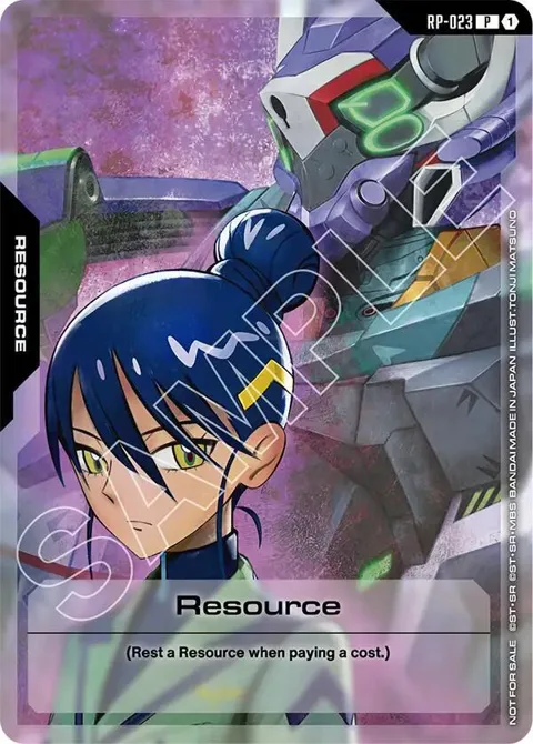 Resource Event Pack 01 RP-023 Gundam card from Promotional Resource Tokens