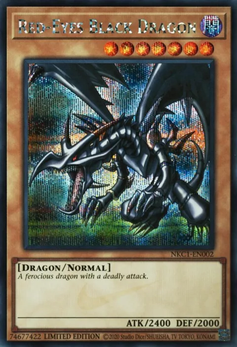 Red-Eyes Black Dragon NKC1-EN002 Yu-Gi-Oh card from Miscellaneous Promotional Cards