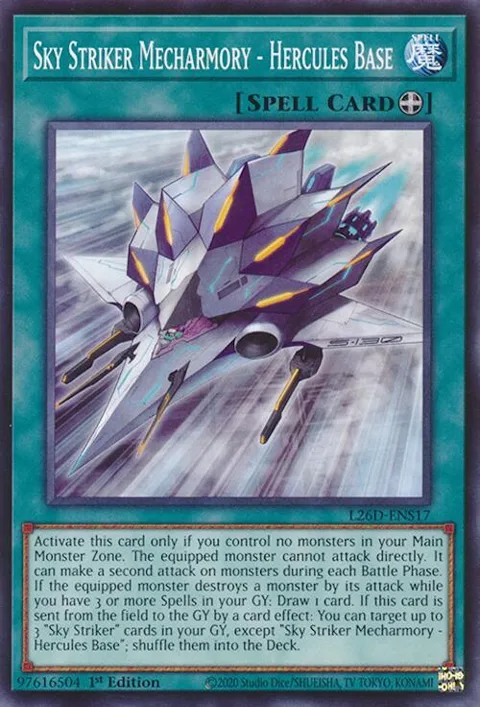 Sky Striker Mecharmory - Hercules Base L26D-ENS17 Yu-Gi-Oh card from Legendary Modern Decks 2026