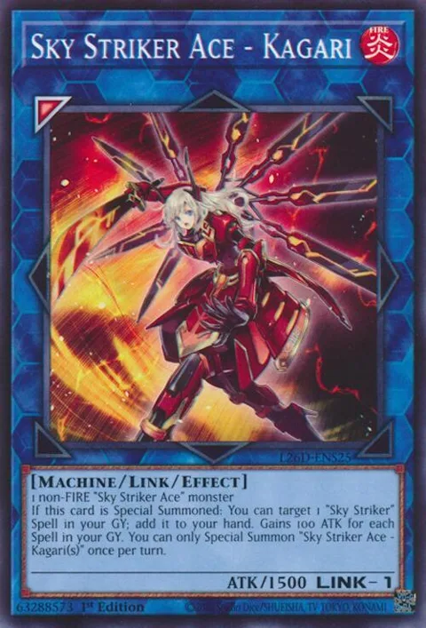 Sky Striker Ace - Kagari L26D-ENS25 Yu-Gi-Oh card from Legendary Modern Decks 2026