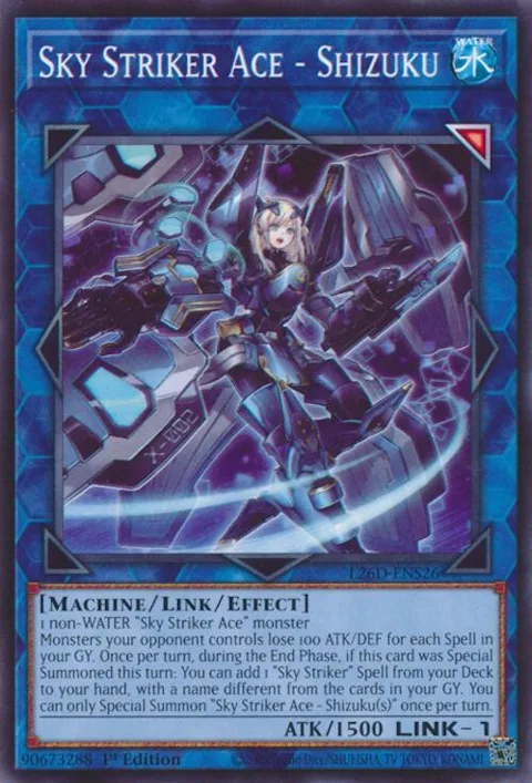 Sky Striker Ace - Shizuku L26D-ENS26 Yu-Gi-Oh card from Legendary Modern Decks 2026