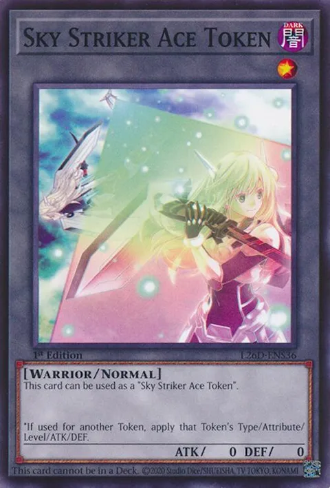 Sky Striker Ace Token L26D-ENS36 Yu-Gi-Oh card from Legendary Modern Decks 2026