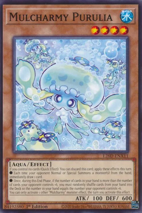 Mulcharmy Purulia L26D-ENX11 Yu-Gi-Oh card from Legendary Modern Decks 2026