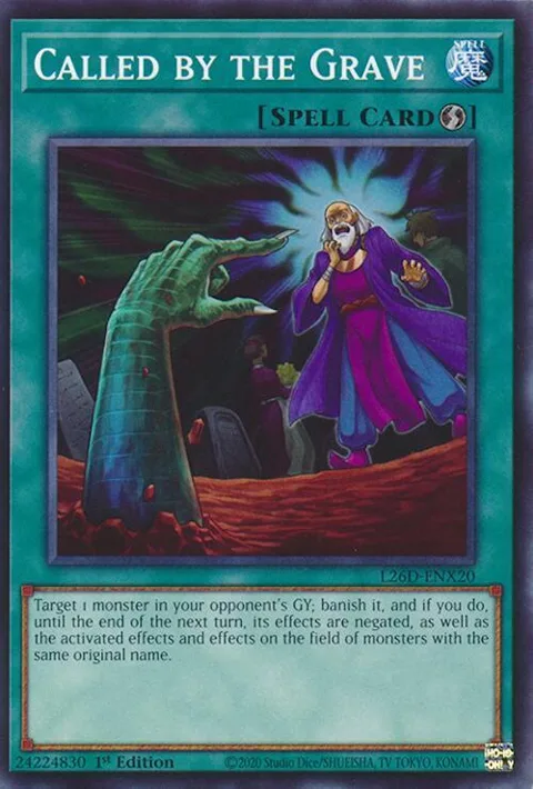 Called by the Grave L26D-ENX20 Yu-Gi-Oh card from Legendary Modern Decks 2026