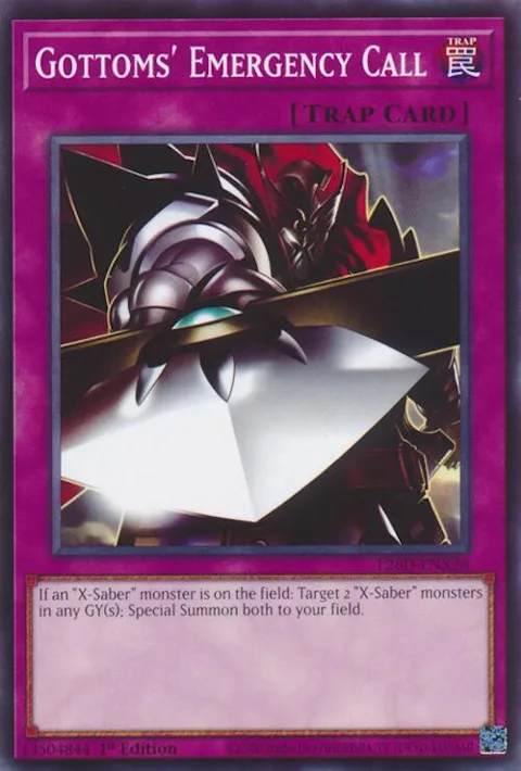 Gottoms' Emergency Call L26D-ENX26 Yu-Gi-Oh card from Legendary Modern Decks 2026