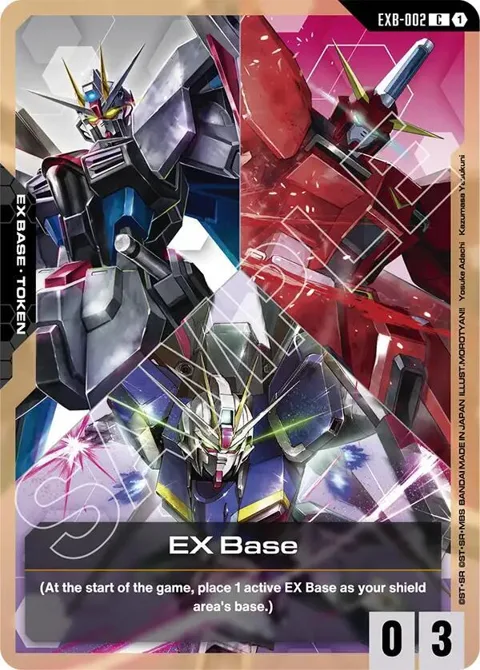 EX Base EXB-002 Gundam card from Starter Deck 09: Destiny Ignition