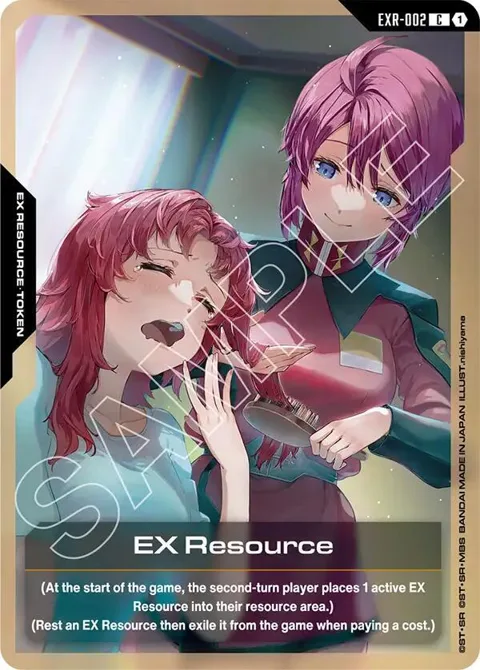EX Resource EXR-002 Gundam card from Starter Deck 09: Destiny Ignition