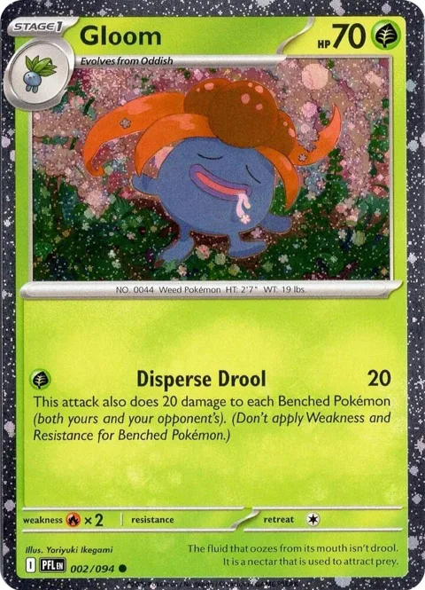 Gloom Cosmos Holo #002/094 Holofoil Pokémon card from Miscellaneous Cards & Products