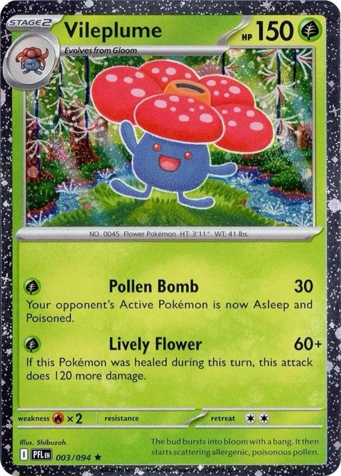Vileplume Cosmos Holo #003/094 Holofoil Pokémon card from Miscellaneous Cards & Products