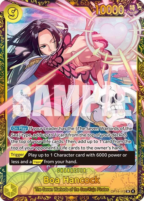 Boa Hancock CS 26-27 Regionals Season 1 OP14-112 One Piece card from One Piece Promotion Cards