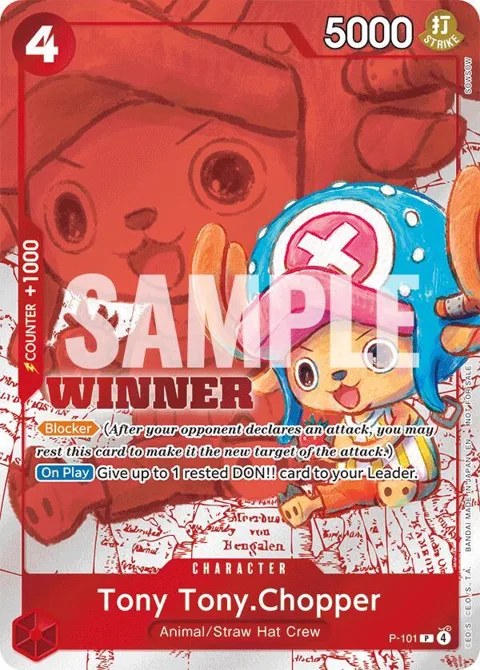 Tony Tony.Chopper Winner Pack 2026 Vol. 2 P-101 One Piece card from One Piece Promotion Cards