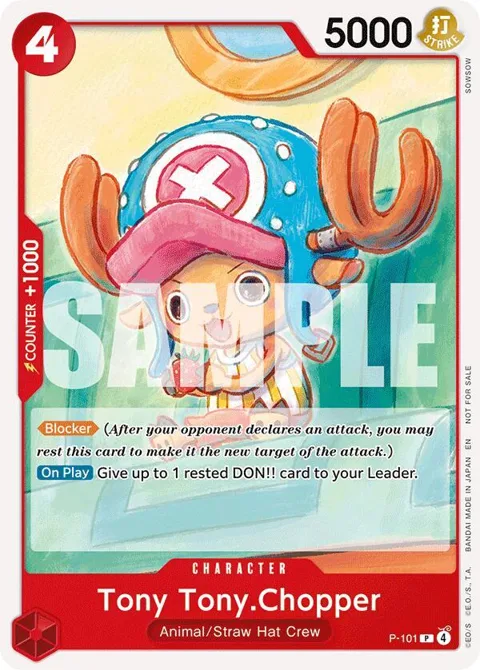 Tony Tony.Chopper Tournament Pack 2026 Vol. 2 P-101 One Piece card from One Piece Promotion Cards