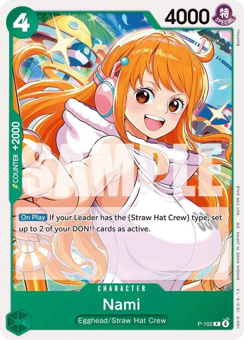 Nami Tournament Pack 2026 Vol. 2 P-102 One Piece card from One Piece Promotion Cards