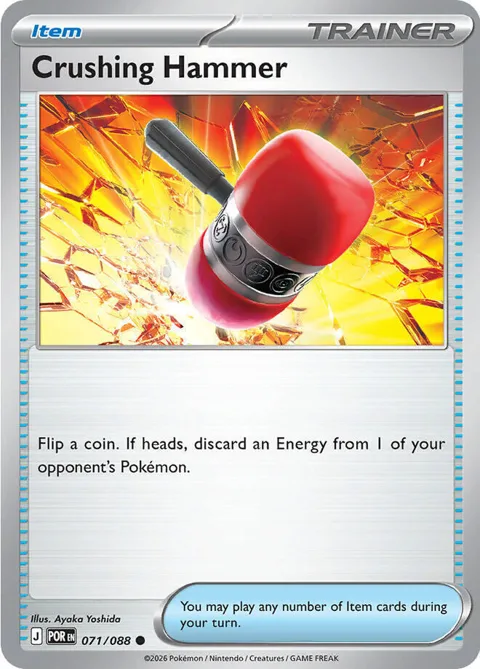 Crushing Hammer #071/088 Pokémon card from Perfect Order