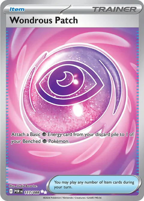 Wondrous Patch #117/088 Holofoil Pokémon card from Perfect Order