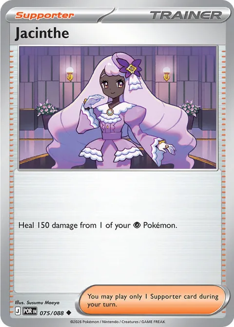 Jacinthe #075/088 Pokémon card from Perfect Order