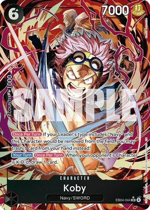 Koby Alt Art EB04-044 One Piece card from Adventure on Kami's Island