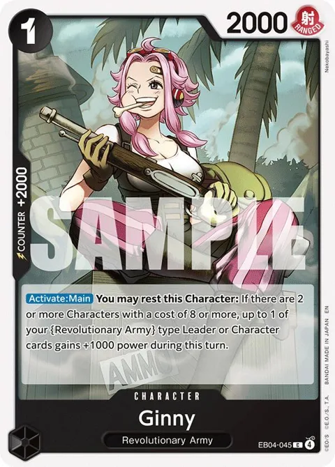Ginny EB04-045 One Piece card from Adventure on Kami's Island