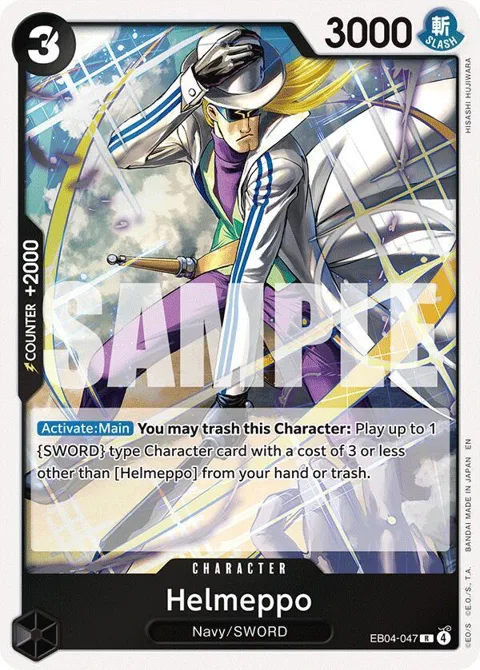Helmeppo EB04-047 One Piece card from Adventure on Kami's Island