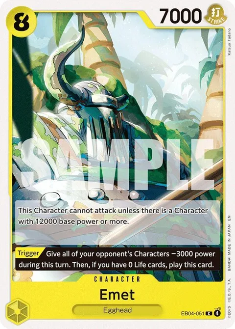 Emet EB04-051 One Piece card from Adventure on Kami's Island