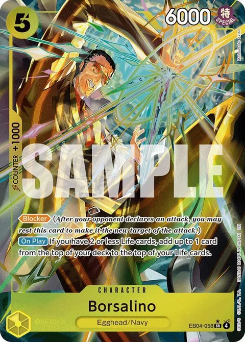 Borsalino Alt Art EB04-058 One Piece card from Adventure on Kami's Island