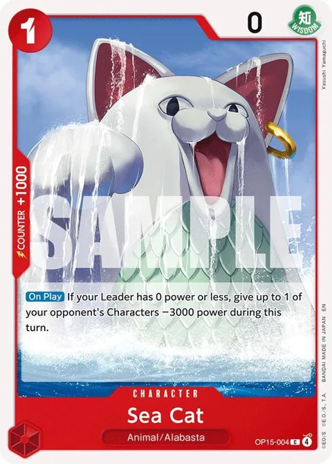 Sea Cat OP15-004 One Piece card from Adventure on Kami's Island