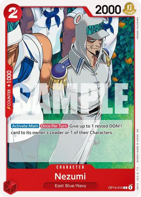 Nezumi OP15-010 One Piece card from Adventure on Kami's Island