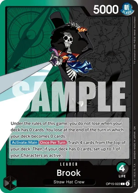 Brook OP15-022 One Piece card from Adventure on Kami's Island