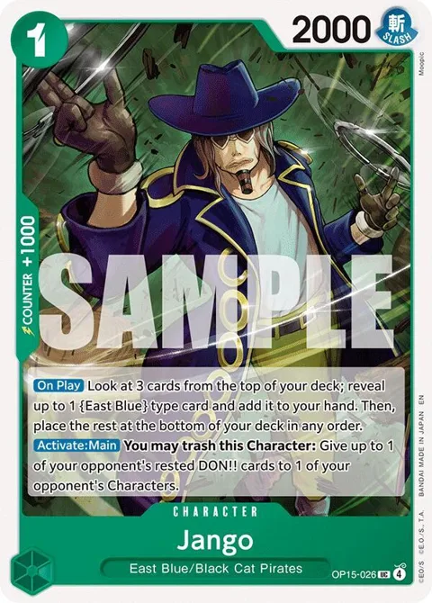 Jango OP15-026 One Piece card from Adventure on Kami's Island