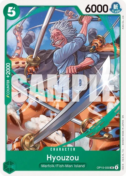 Hyouzou OP15-030 One Piece card from Adventure on Kami's Island