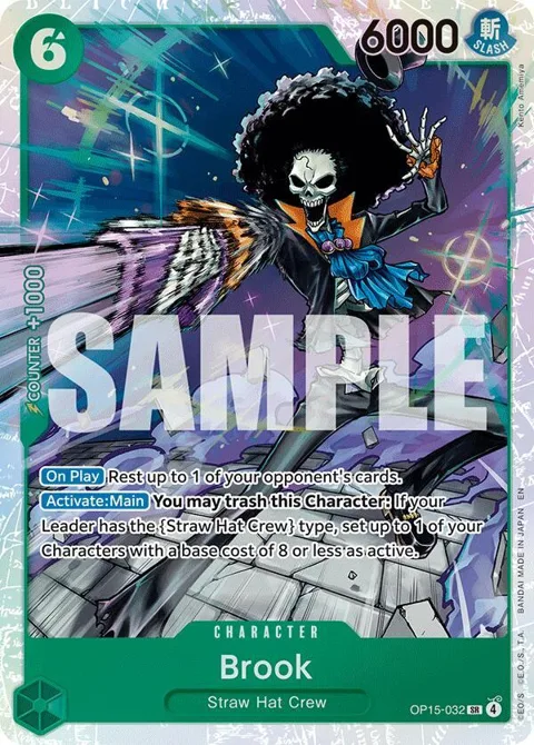Brook OP15-032 One Piece card from Adventure on Kami's Island