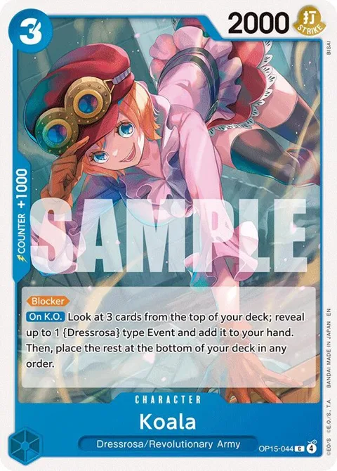 Koala OP15-044 One Piece card from Adventure on Kami's Island
