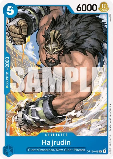 Hajrudin OP15-049 One Piece card from Adventure on Kami's Island
