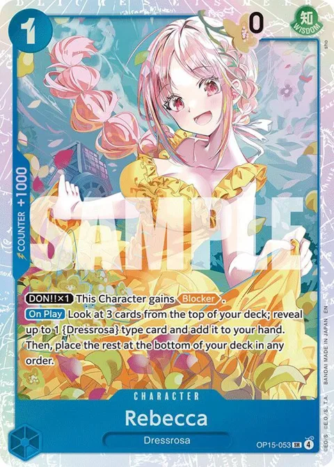 Rebecca OP15-053 One Piece card from Adventure on Kami's Island