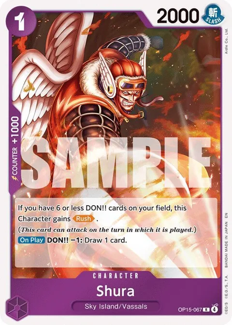 Shura OP15-067 One Piece card from Adventure on Kami's Island