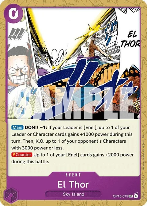 El Thor OP15-075 One Piece card from Adventure on Kami's Island