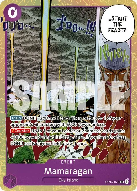 Mamaragan OP15-078 One Piece card from Adventure on Kami's Island