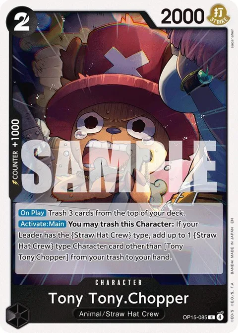 Tony Tony.Chopper OP15-085 One Piece card from Adventure on Kami's Island