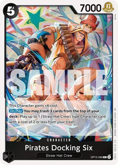 Pirates Docking Six OP15-088 One Piece card from Adventure on Kami's Island