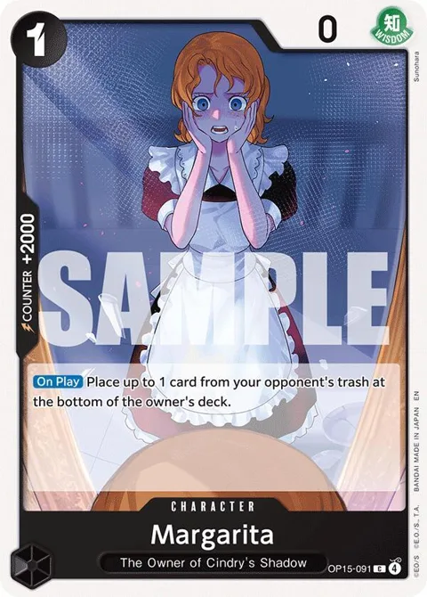 Margarita OP15-091 One Piece card from Adventure on Kami's Island
