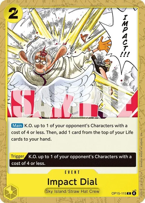 Impact Dial OP15-115 One Piece card from Adventure on Kami's Island