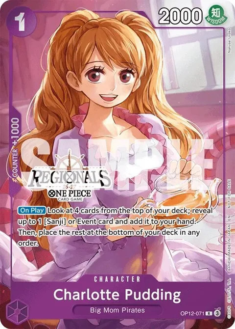 Charlotte Pudding Regional Participation Pack 2026 Vol.1 OP12-071 One Piece card from One Piece Promotion Cards