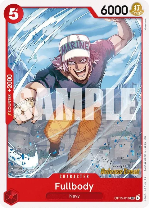 Fullbody OP15-016 Pre-Release One Piece card from Adventure on Kami's Island Release Event Cards